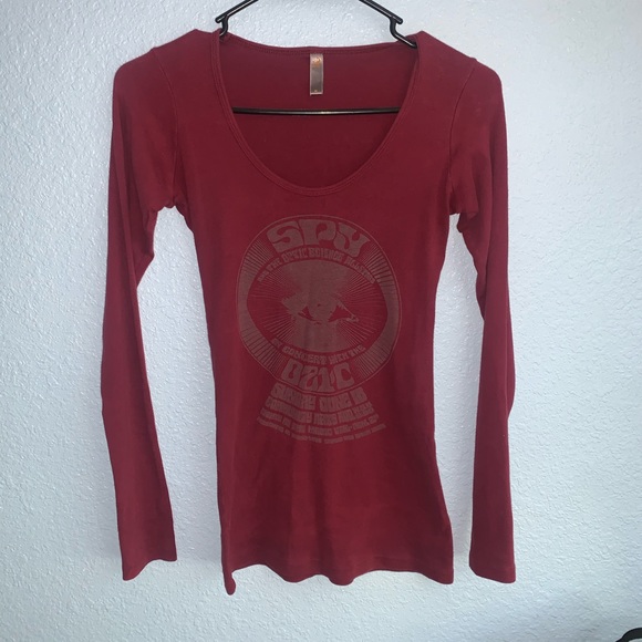 Spy Maroon Long Sleeve - Picture 1 of 2